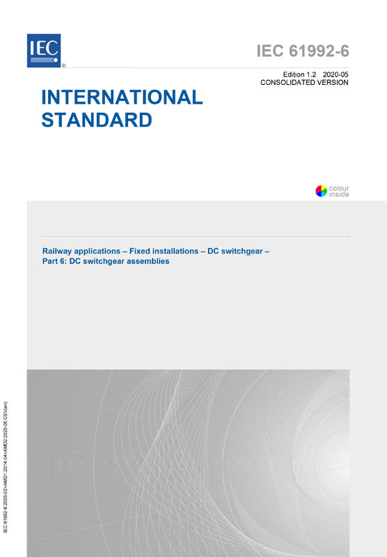 Cover IEC 61992-6:2006+AMD1:2014+AMD2:2020 CSV (Consolidated Version)